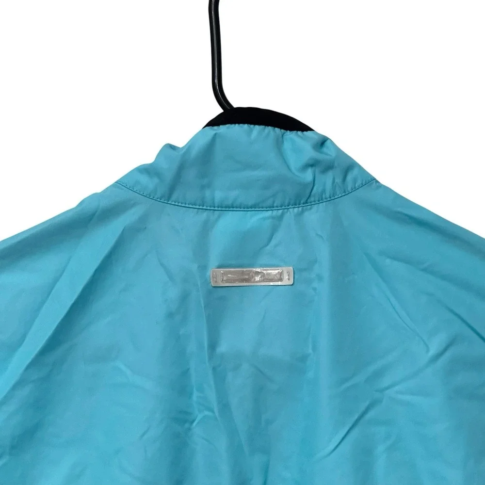 Vintage Nike Running Vest With Clima Fit Technology Black Blue Ladies Small